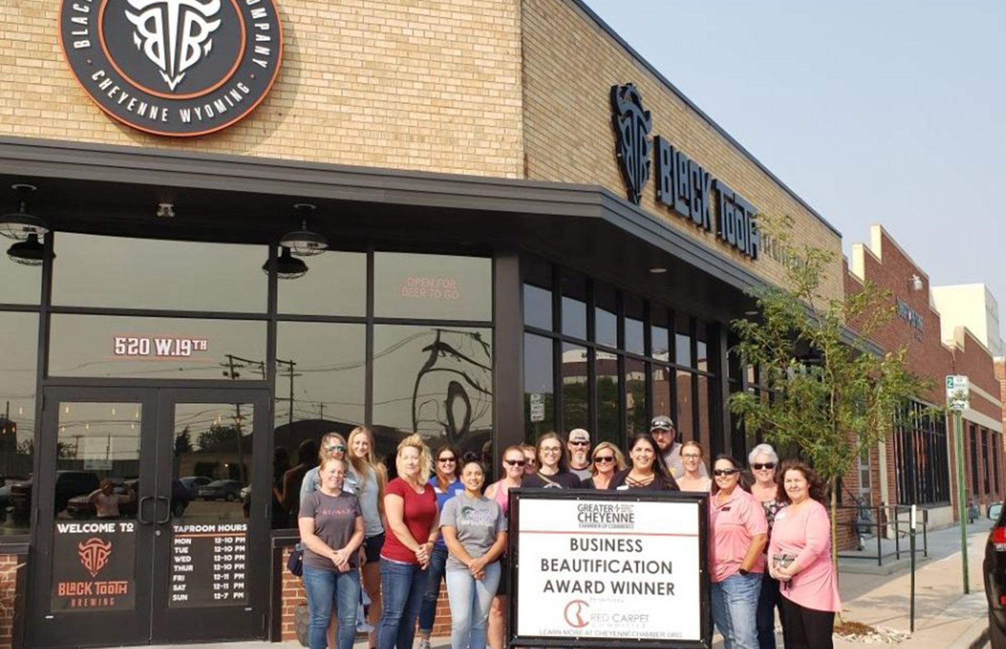 Black Tooth Brewing Honored with Beautification Award