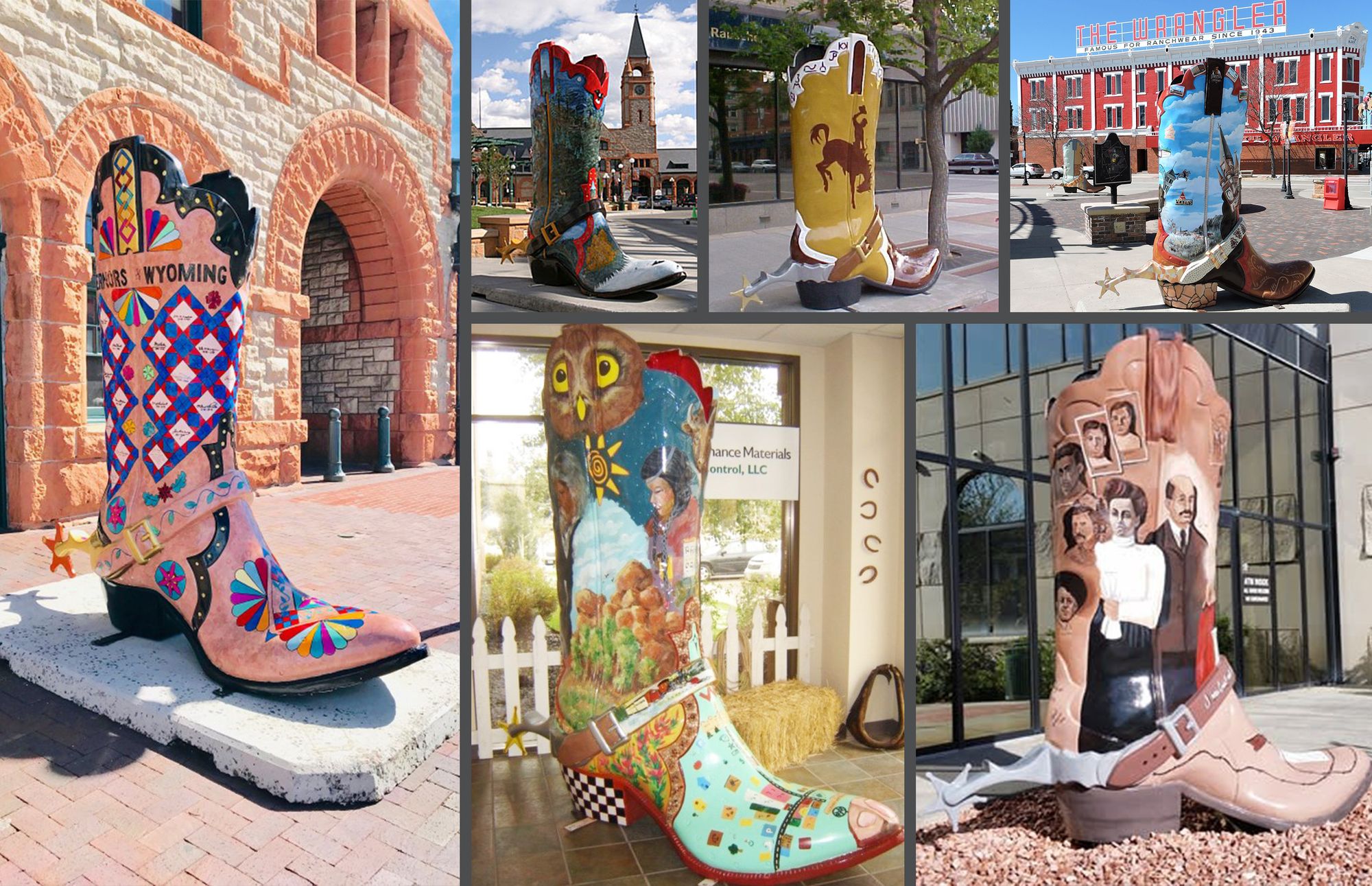 Find All Of The Big Boots Of Cheyenne