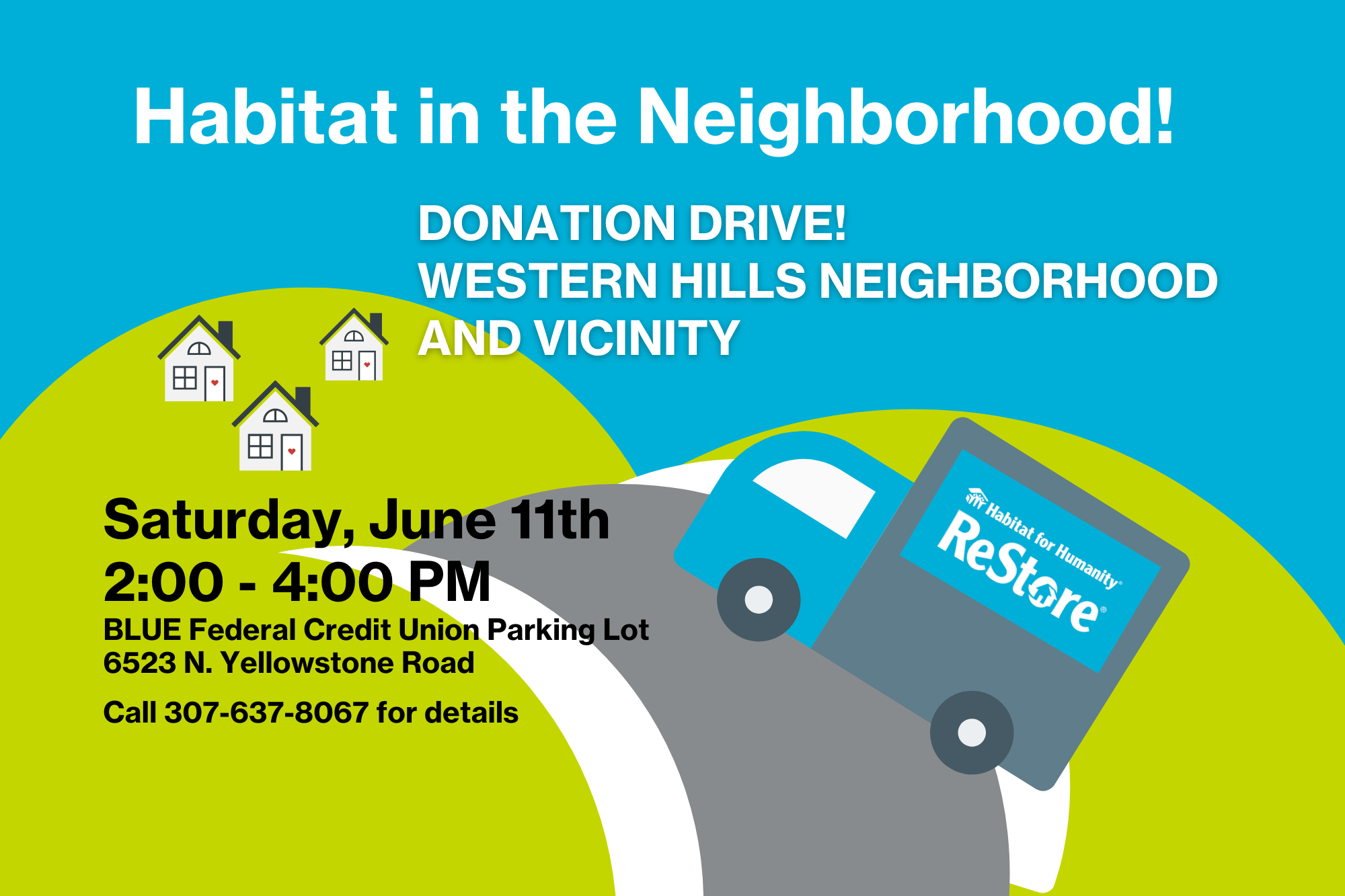 Habitat In The Neighborhood Donation Drive Will Be This Saturday!