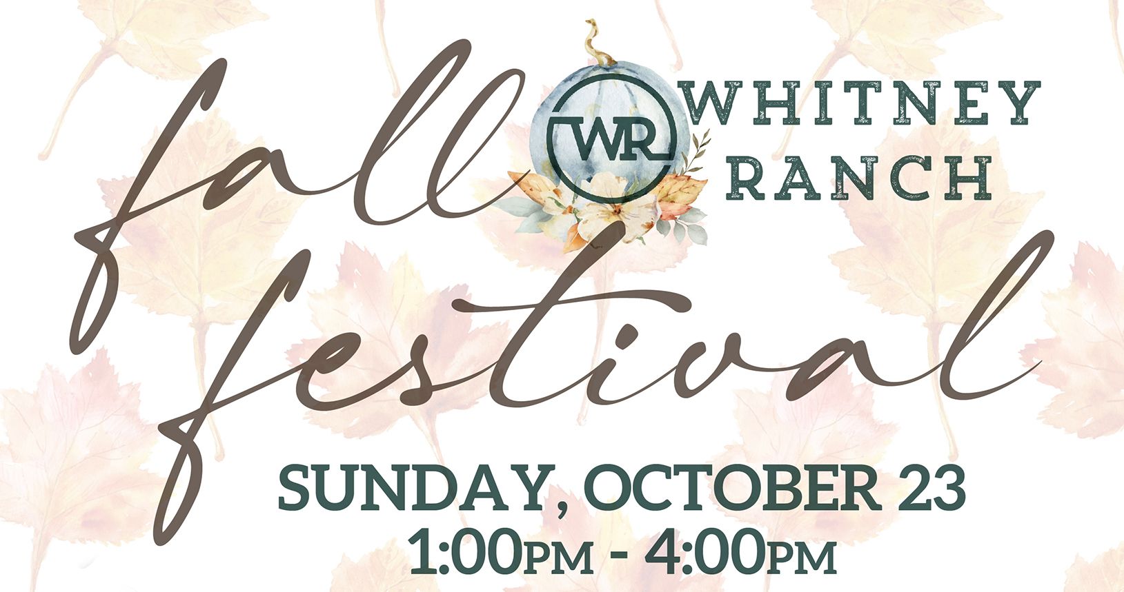 Don't Miss The Fall Festival At Whitney Ranch