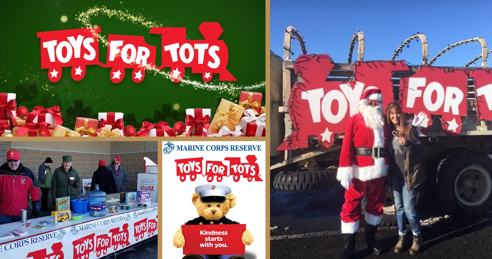 Holiday Magic Starts With You, Donate To Toys For Tots